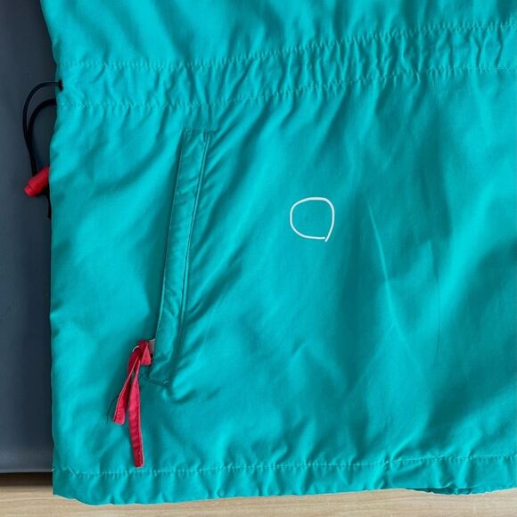 VTG Windy Pass Jacket Red Green Black North Face Anorak Pullover 80s - Picture 7 of 9